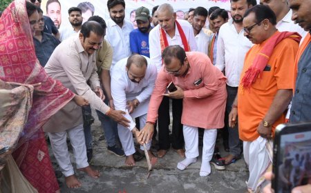 ग्राम मोहभट्ठा में 64.84 लाख के विकास कार्यों की सौगात, विधायक दीपेश साहू ने किया लोकार्पण और भूमिपूजन