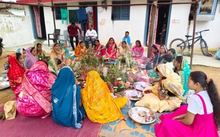 मैनपुर में श्रद्धा और उत्साह के साथ मनाया गया कमरछठ, माताओं ने संतान की सुख-समृद्धि के लिए रखा व्रत