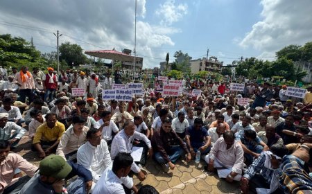 जमीन बचाओ जनसभा में महेश पटेल का भाजपा सरकार पर हमला, बोले- भाषण नहीं कागज और सरकारी आदेश चाहिए