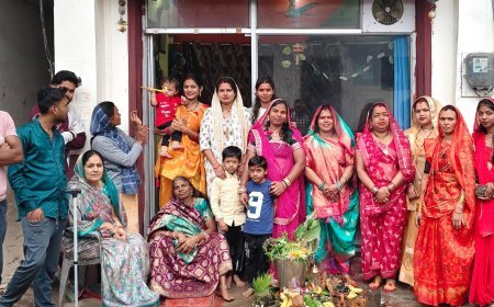 रामबाग में श्रद्धा और भक्ति के साथ सम्पन्न हुआ हलषष्ठी पूजन, महिलाओं ने संतान की दीर्घायु की कामना की