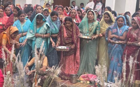 कमरछठ पर्व पर काली मां मंदिर में पूजा-अर्चना, प्रदेशवासियों की सुख-समृद्धि की कामना