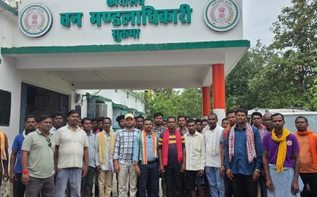 सुकमा के कस्तूरी गांव में पट्टा भूमि पर वृक्षारोपण को लेकर विवाद, ग्रामीणों ने वन विभाग से काम रोकने की मांग की
