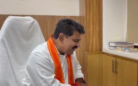 कवर्धा मेडिकल कॉलेज में पहले छात्र के प्रवेश पर हिमांशु को विजय शर्मा ने फोन कर दी बधाई