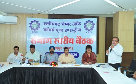 रायपुर संभाग की तिमाही समीक्षा बैठक में व्यापारिक हितों और संगठन मजबूती का रोडमैप तैयार