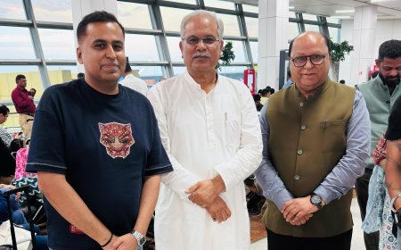 प्रकृति की ओर सोसायटी के अध्यक्ष मोहन वर्ल्यानी ने पूर्व मुख्यमंत्री भूपेश बघेल से की सौजन्य भेंट, पर्यावरण संरक्षण पर हुई चर्चा