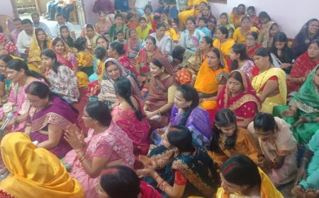 बचेली के उत्तरप्रदेश बिहार सांस्कृतिक समिति भवन में धूमधाम से मनाई गई श्रीकृष्ण जन्माष्टमी