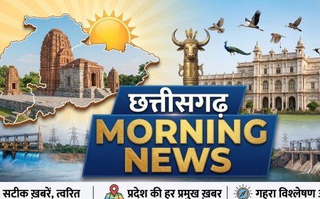 CG Morning News: तीजा-पोरा कार्यक्रम में शामिल होंगे CM साय, नाना पटोले की प्रेस कॉन्फ्रेंस, आज से लोकरंग पर्व का आगाज