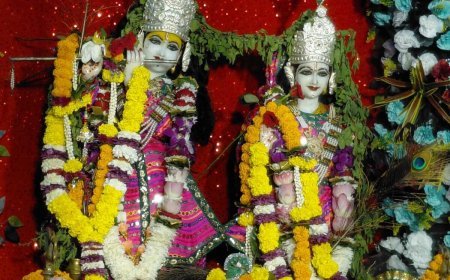 जन्माष्टमी पर भक्तिमय हुआ रायपुर, कुबेर राठी ने की बांके बिहारी की महापूजा