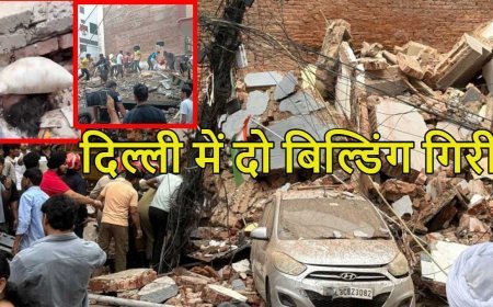 दिल्ली के सत्य निकेतन में दो इमारतें ढहीं, कई लोगों के फंसे होने की आशंका; रेस्क्यू ऑपरेशन जारी