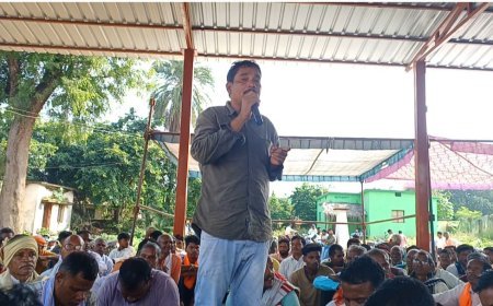विस्थापन नहीं, हमें विकास चाहिए; टाइगर रिजर्व में विकास कार्यों की मांग को लेकर आदिवासी ग्रामीणों ने भरी हुंकार