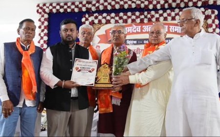 समाज गौरव सम्मान से अलंकृत हुए सौरभ नामदेव, पत्रकारिता और जनसरोकार के क्षेत्र में योगदान को मिली सराहना
