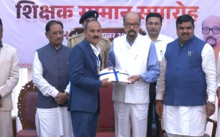शिक्षा के तपस्वी सी.पी. चंद्रवंशी को राज्यपाल पुरस्कार, कबीरधाम में हर्ष की लहर