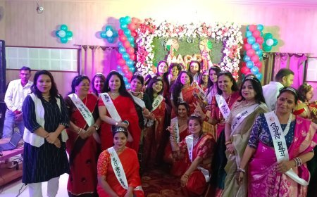 रायपुर प्रेस क्लब में सजा तीज का रंग, रैंप वॉक और खेल प्रतियोगिताओं के बीच महिला पत्रकारों ने मनाया उत्सव