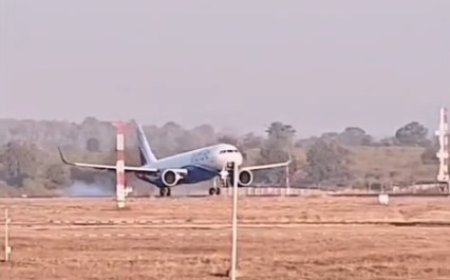 जबलपुर एयरपोर्ट पर इंडिगो की फ्लाइट अचानक रद्द, तकनीकी खराबी के चलते यात्री हुए परेशान