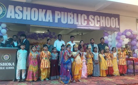 कवर्धा के अशोका पब्लिक स्कूल में कृष्ण जन्माष्टमी और शिक्षक दिवस का भव्य आयोजन