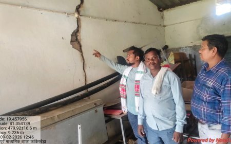 छोटेडोंगर में झोपड़ी और जर्जर भवनों में चल रहे स्कूल-आंगनबाड़ी, राकेश उसेंडी ने नवीन भवन व मरम्मत की उठाई मांग