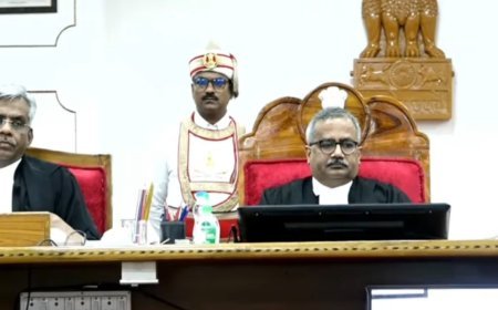 चीफ जस्टिस के. आर. महापात्र के सम्मान में ओवेशन, बोले- सभी के सहयोग से न्याय के प्रति प्रतिबद्धता होगी और मजबूत