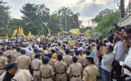 7 सूत्रीय मांगों को लेकर AAP का रायपुर में विशाल धरना, सरकार पर लगाए शिक्षा-स्वास्थ्य व्यवस्था में विफलता के आरोप