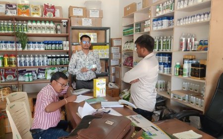 बेमेतरा में किसान एग्रो कृषि केन्द्र की कीटनाशक अनुज्ञप्ति 15 दिन के लिए निलंबित