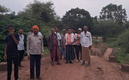 टेढ़ी में भ्रष्टाचार के आरोपों के बीच लाखों के पुल की खुली पोल, बारिश में बंद हो जाता है गौरमाटी-थानखम्हरिया मार्ग