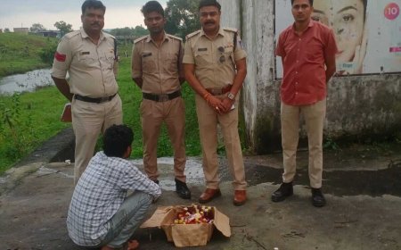 अवैध शराब बेचने वालों पर केसली पुलिस की कार्रवाई, तीन आरोपी गिरफ्तार