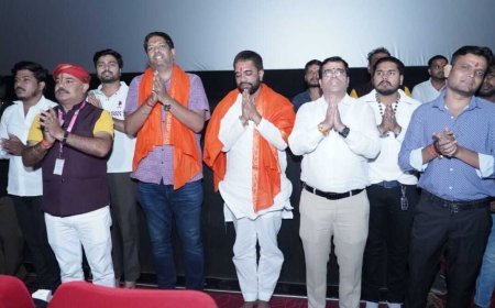 मैग्नेटो मॉल में गूंजा हनुमान चालीसा पाठ, 360 लोगों ने देखी ‘हनुमान अंश’ फिल्म