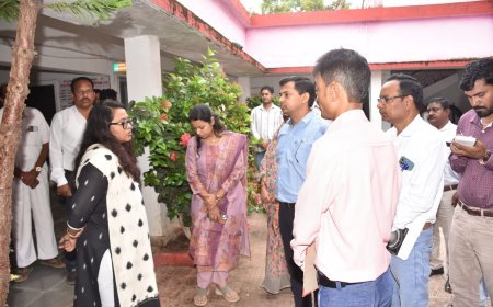 सहसपुर लोहारा में कलेक्टर तूलिका प्रजापति का निरीक्षण, कार्यालय व्यवस्था और विकास कार्यों की गुणवत्ता पर जोर