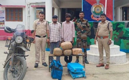 ऑपरेशन निश्चय के तहत सिहावा पुलिस की बड़ी कार्रवाई, 20.400 किलो गांजा के साथ दो अंतरराज्यीय तस्कर गिरफ्तार