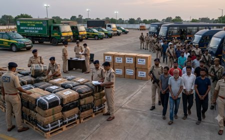 नशे के खिलाफ DRI की बड़ी कार्रवाई, रायपुर में 500 किलो गांजा जब्त, देशभर में 13 गिरफ्तार