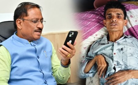 10 साल से बिस्तर पर जिंदगी गुजार रहे शशिकांत, CM साय की पहल से इलाज की जगी नई उम्मीद