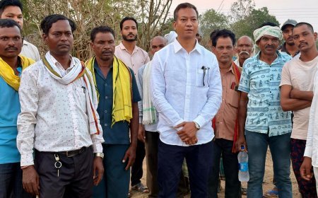 कवर्धा–सरोधा–भोरमदेव मार्ग का खड़्गराज कुमार सिंह ने किया दौरा, कलेक्टर से निर्माण और चौड़ीकरण की मांग
