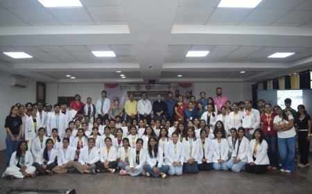 आंजनेय विश्वविद्यालय में विद्यार्थियों के लिए स्वास्थ्य जांच शिविर का आयोजन, विशेषज्ञ चिकित्सकों ने दी स्वास्थ्य संबंधी सलाह