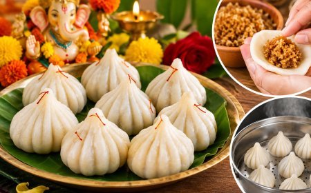 Ganesh Chaturthi Special: बप्पा को भोग लगाने के लिए बनाएं उकडीचे मोदक, आटा नहीं फटेगा अपनाएं ये आसान तरीका
