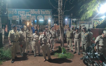 बालोद पुलिस की ताबड़तोड़ कार्रवाई, दो ढाबों से अवैध शराब जब्त; नशे में वाहन चलाने वालों पर भी शिकंजा