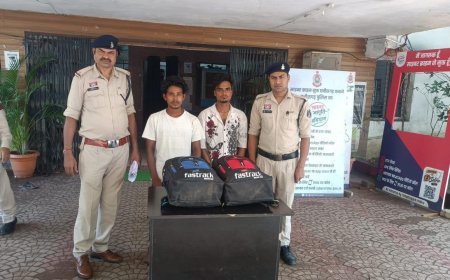रायपुर में 18.330 किलो गांजा के साथ ओडिशा के दो आरोपी गिरफ्तार, लालपुर ओवरब्रिज के पास STF की कार्रवाई