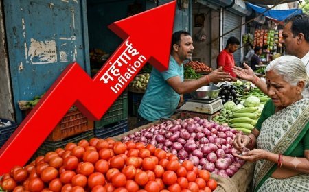 महंगाई का जोरदार झटका: खुदरा महंगाई 4.82% और थोक महंगाई 9.92% पहुंची, प्याज-लहसुन के दाम बढ़े