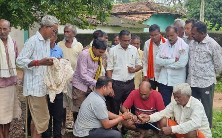 औंधी में कलार समाज के सामाजिक भवन का भूमिपूजन, साल्हे भट्टी में रखी गई निर्माण की आधारशिला