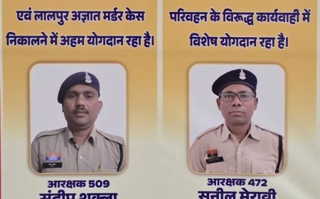 कबीरधाम पुलिस का ‘कॉप ऑफ द मंथ’ सम्मान, सितंबर में संदीप शुक्ला और सुनील मेरावी चयनित