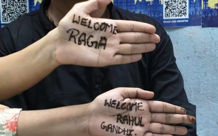 इंदौर में राहुल गांधी के स्वागत की अनोखी तैयारी, कहीं क्रिकेट टूर्नामेंट तो कहीं हाथों पर सजी ‘RaGa’ की मेहंदी