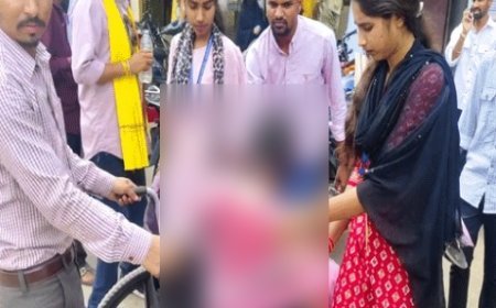 सेंधवा कॉलेज में परीक्षा देकर निकली छात्रा पर हमला, गोली चलाने की कोशिश के बाद चाकू से वार; आरोपी हिरासत में