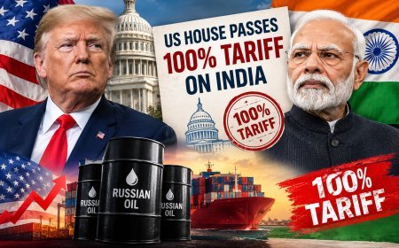 भारत पर 100% टैरिफ का रास्ता खुला? अमेरिकी हाउस से रूस प्रतिबंध बिल पास, अब ट्रंप के हस्ताक्षर का इंतजार