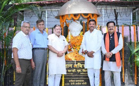 रायपुर में अभियंता दिवस पर भारतरत्न एम. विश्वेश्वरैया को नमन, स्वास्थ्य परीक्षण और रक्तदान शिविर का आयोजन