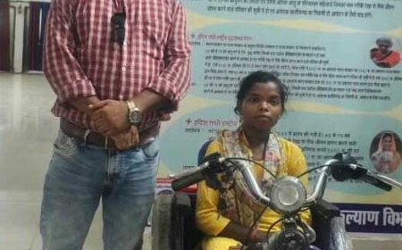 मंत्री लक्ष्मी राजवाड़े की पहल से 48 घंटे में दिव्यांग रनिया सिंह को मिली ट्राई साइकिल