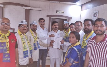 7 सूत्रीय मांगों को लेकर AAP ने मुख्यमंत्री के नाम सौंपा ज्ञापन, किसान, शिक्षा, स्वास्थ्य और सड़क के मुद्दे उठाए