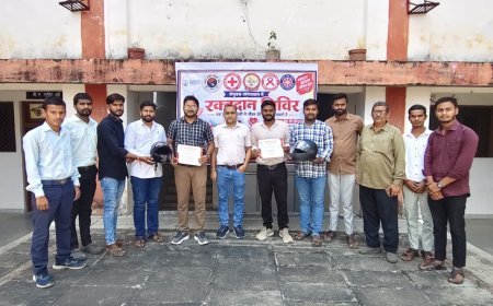 पांडातराई कॉलेज के विद्यार्थियों ने पेश की सेवा की मिसाल, विशाल रक्तदान शिविर में बढ़-चढ़कर लिया हिस्सा