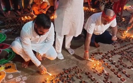 रायपुर में प्रधानमंत्री मोदी के जन्मदिन पर जला ‘आशीर्वाद का दीया’, बसंत अग्रवाल ने की दीर्घायु की कामना