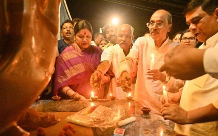 सेवा संकल्प अभियान: 4 लाख दीपों से जगमगाया जिला सक्ती, गांव-गांव और घर-घर प्रज्ज्वलित हुआ ‘आशीर्वाद का दीया’