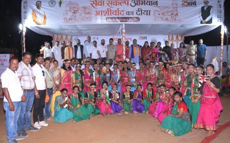 सेवा संकल्प अभियान के तहत एक लाख से अधिक ‘आशीर्वाद के दीयों’ से रोशन हुआ बालोद