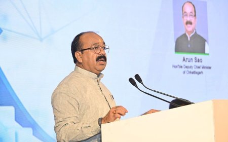 विकसित छत्तीसगढ़ कॉन्क्लेव में अधोसंरचना विकास पर अरुण साव ने रखी बात
