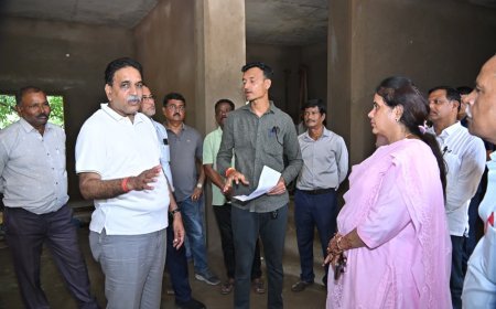 रायपुर पश्चिम में विकास कार्यों का जायजा, राजेश मूणत ने अधिकारियों को समयसीमा में काम पूरा करने के दिए निर्देश